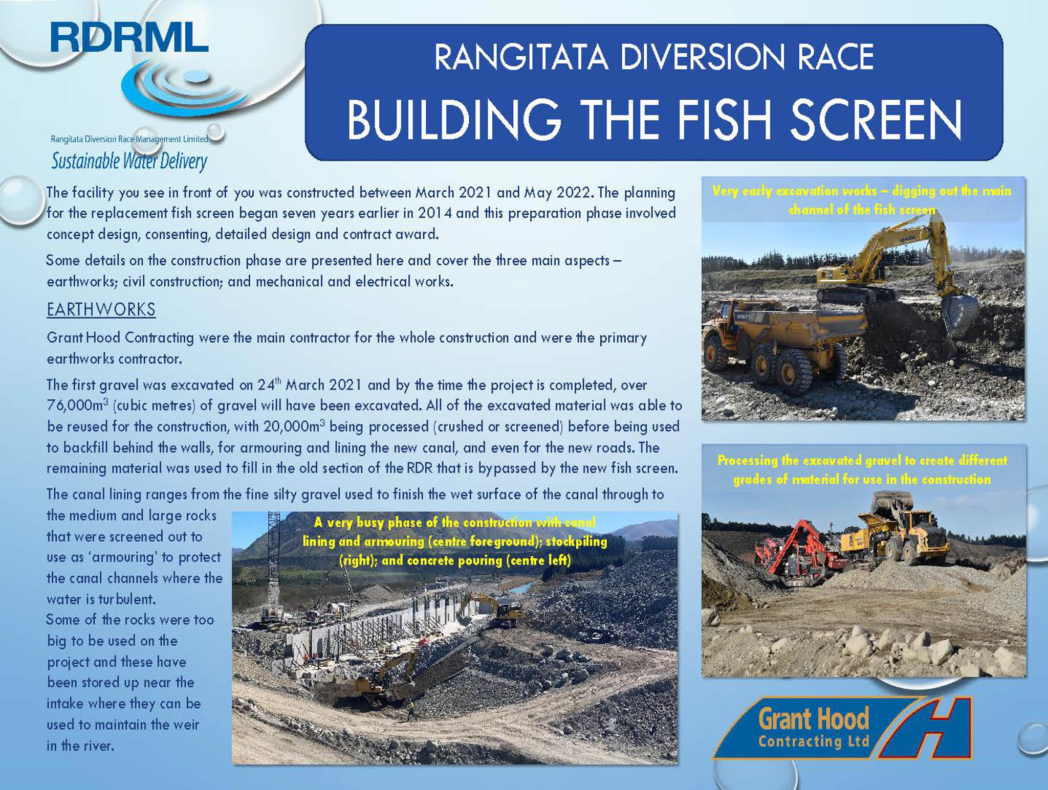 Fish Screen | Rangitata Diversion Race Management Ltd